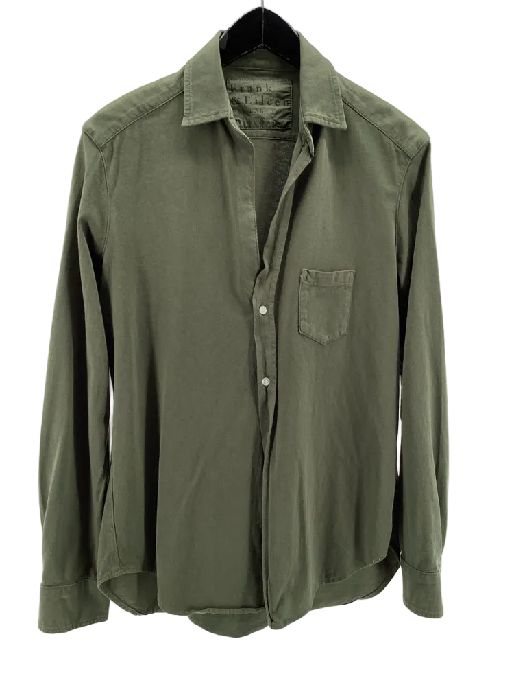 Frank & Eileen Size S Olive Tee Lab Shirt