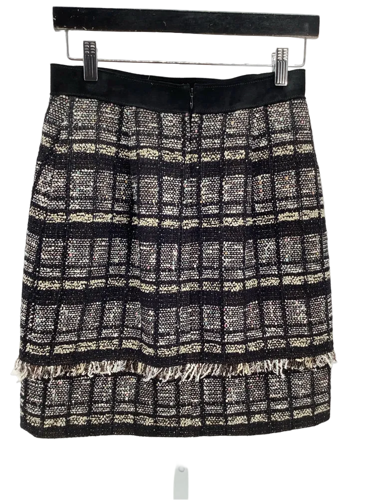 Proenza Schouler Size 6 Black multi Skirt