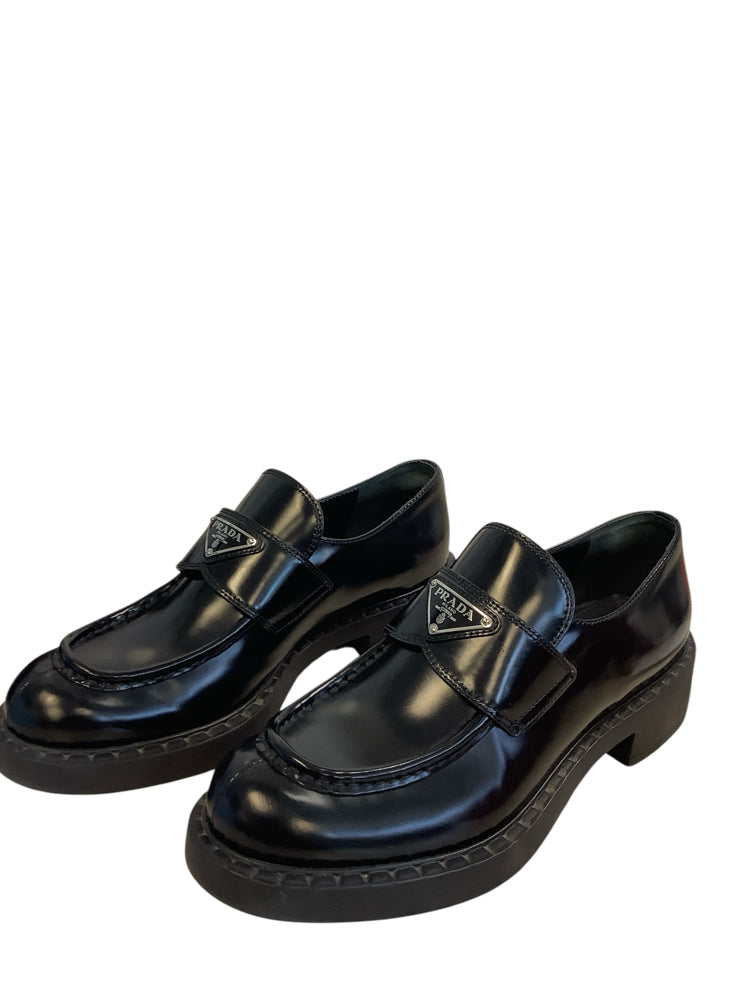 Prada Shoe Size 9.5 Black Loafers
