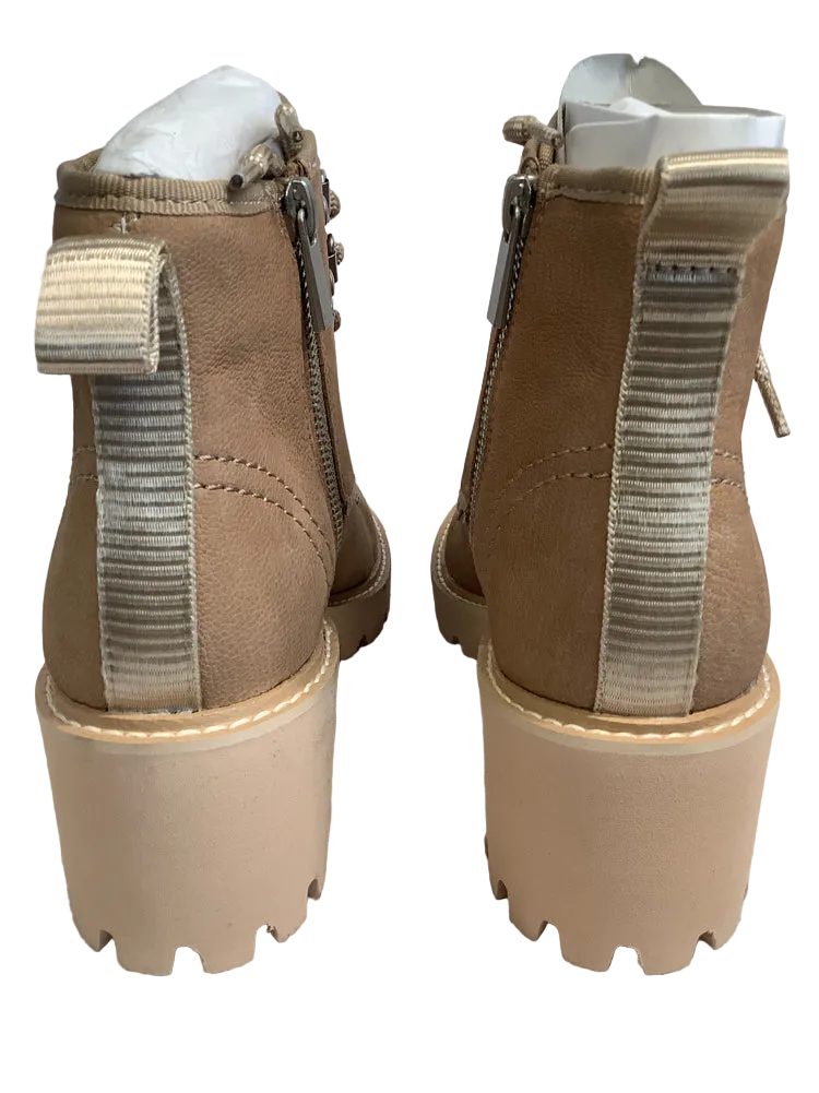 Dolce Vita Shoe Size 7 Tan Huey Hiker Booties