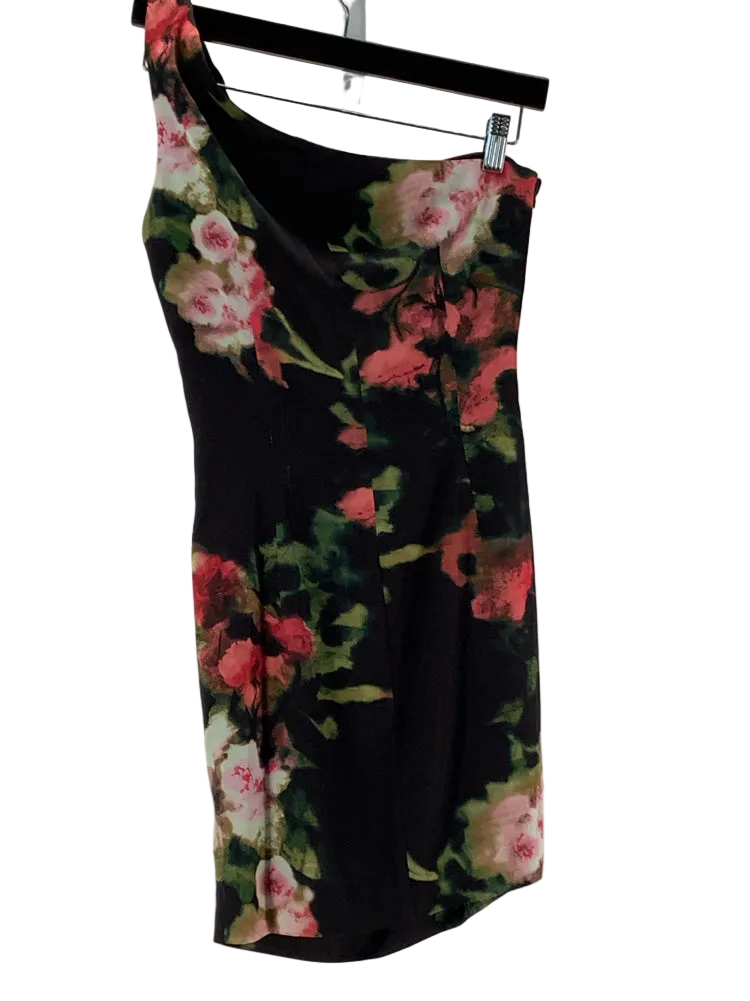 David Meister Size 0 Black multi Dress