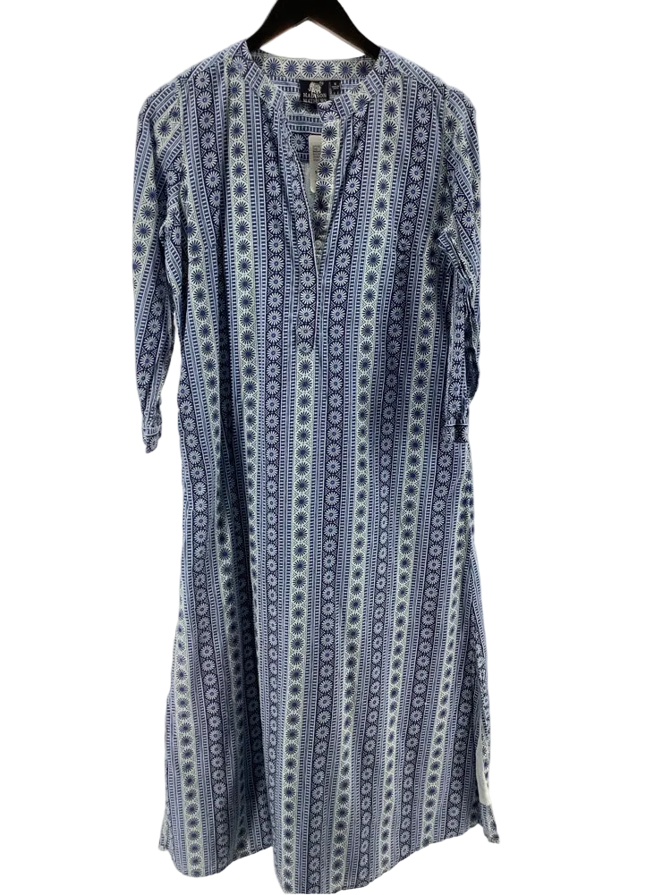 Madison Mathews Size S Blue & Navy Dress