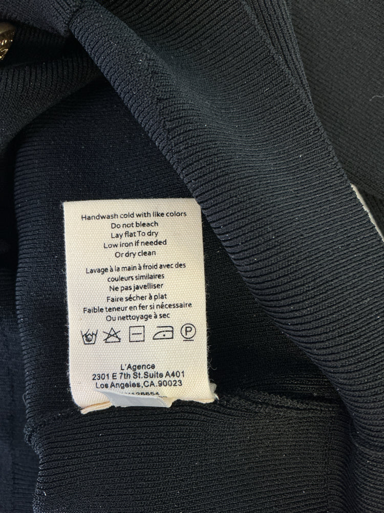 L'Agence Size S Black Toulouse Sweater