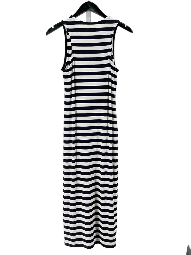 L'Agence Size M Navy & white Dress
