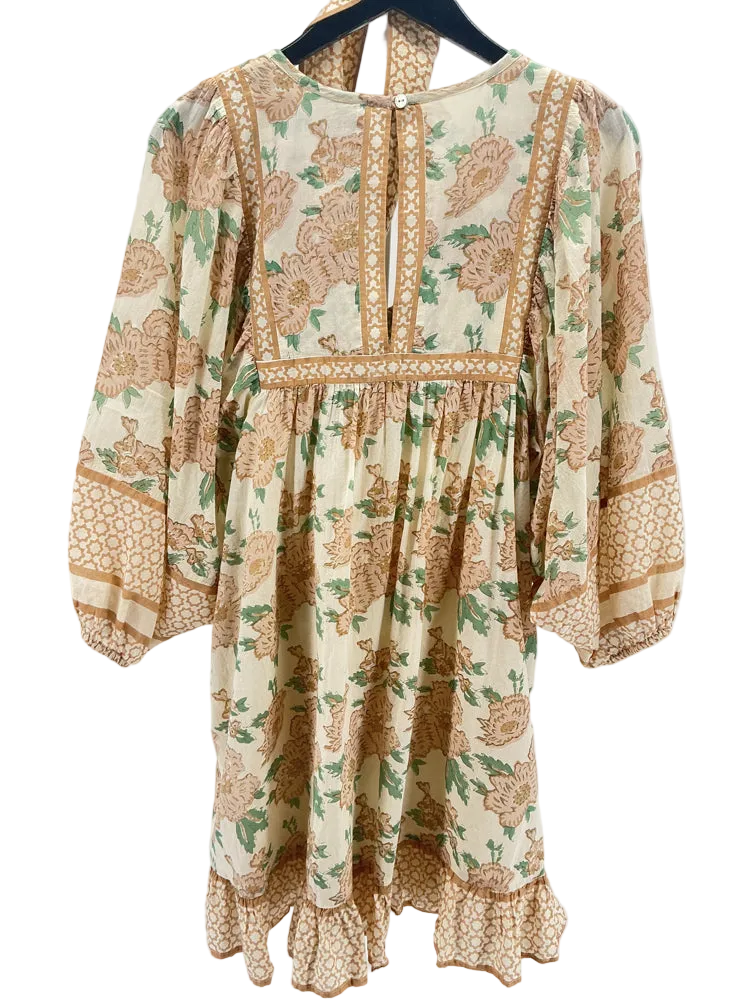 Cleobella Size L Tan Multi Dress