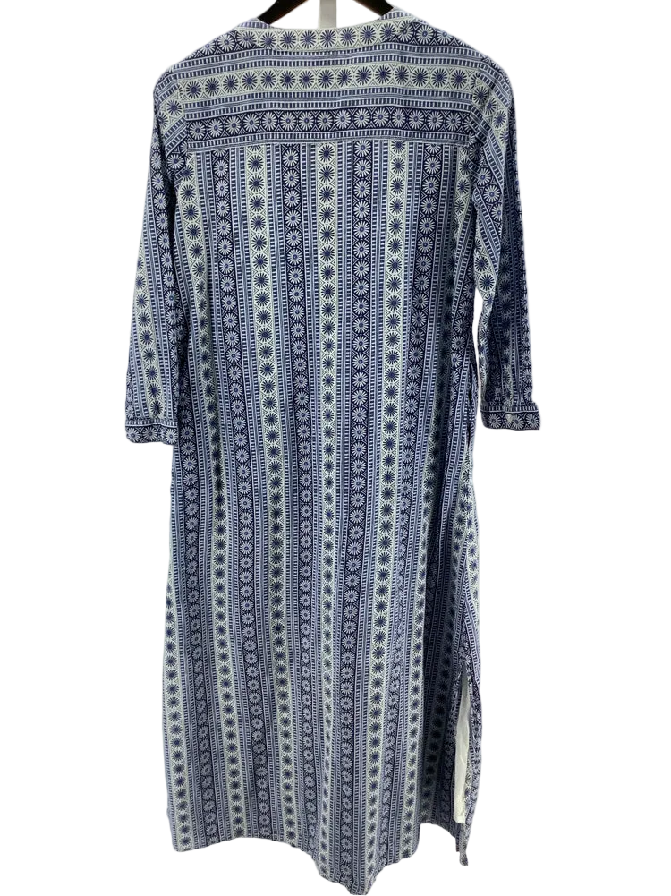 Madison Mathews Size S Blue & Navy Dress