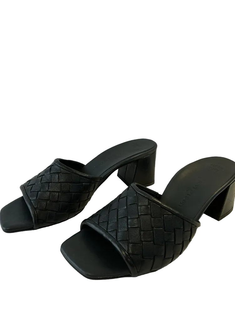 Paul Green Shoe Size 7 Black Tisha Mules