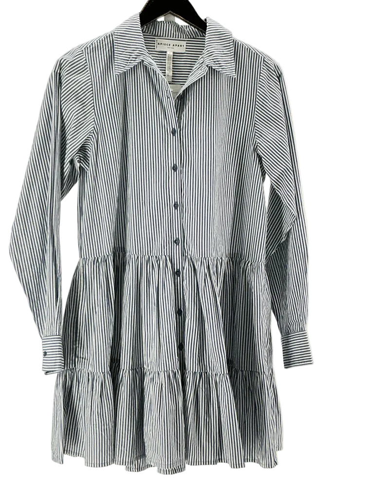 Apiece Apart Size XS Blue & White Dress