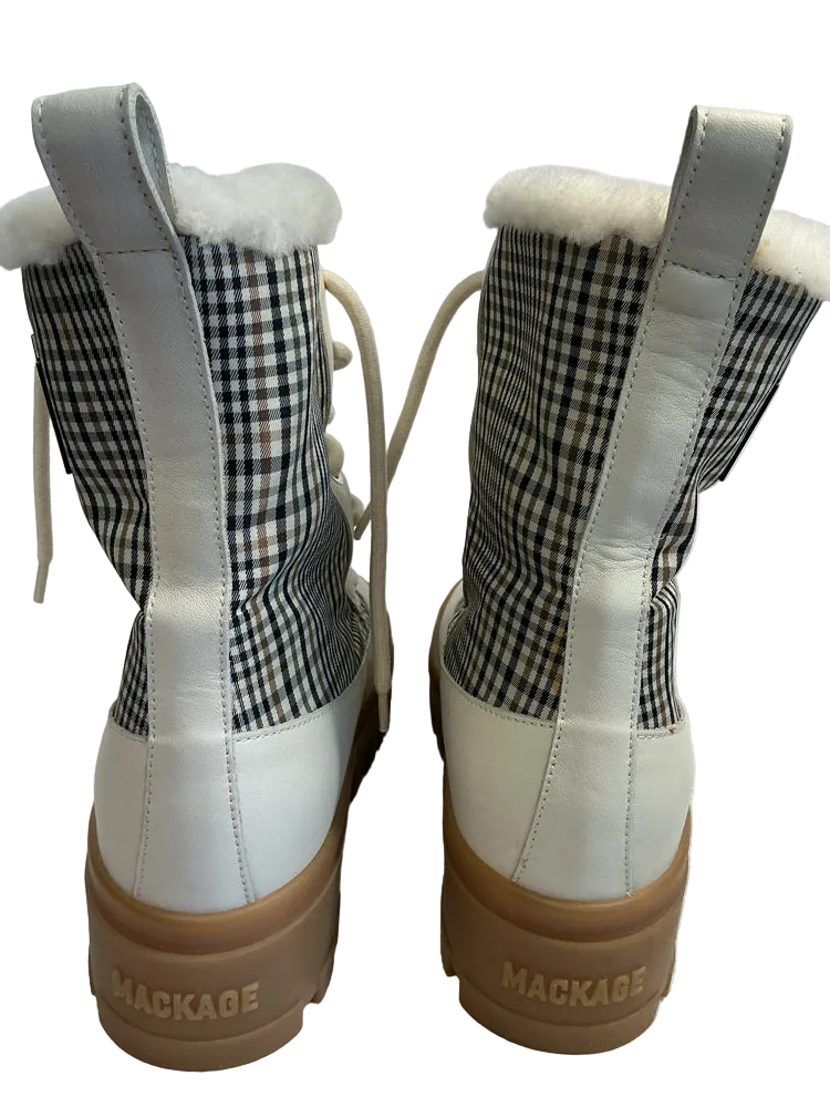 Mackage Shoe Size 8 White multi Hero-WP Booties