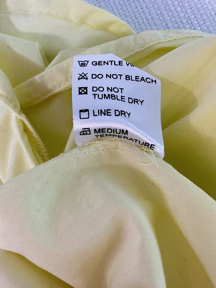 Rabens Saloner Size L Yellow Shirt