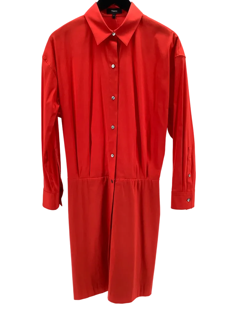 Theory Size 6 Red Dress