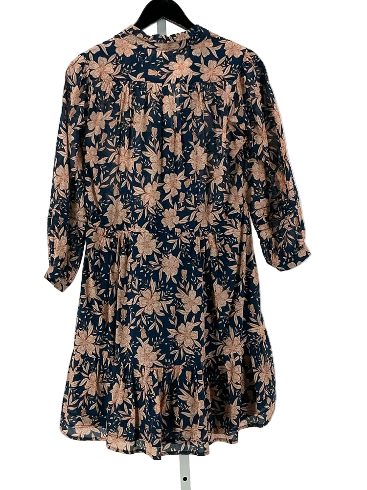 Trovata Size M Navy & Pink Dress