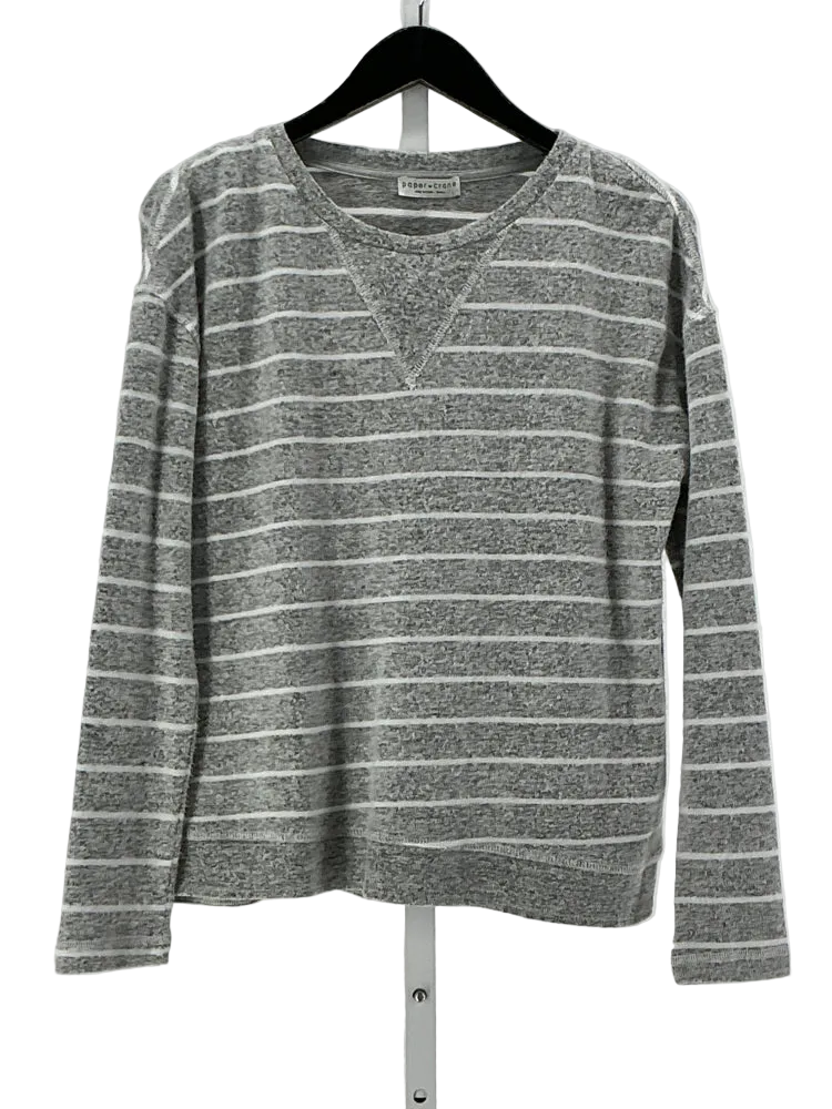 Paper Crane Size S Gray & White Shirt