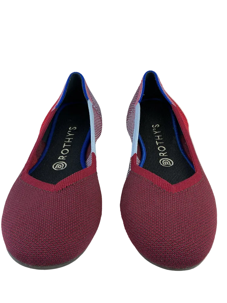 Rothy's Shoe Size 8.5 Red multi Flats
