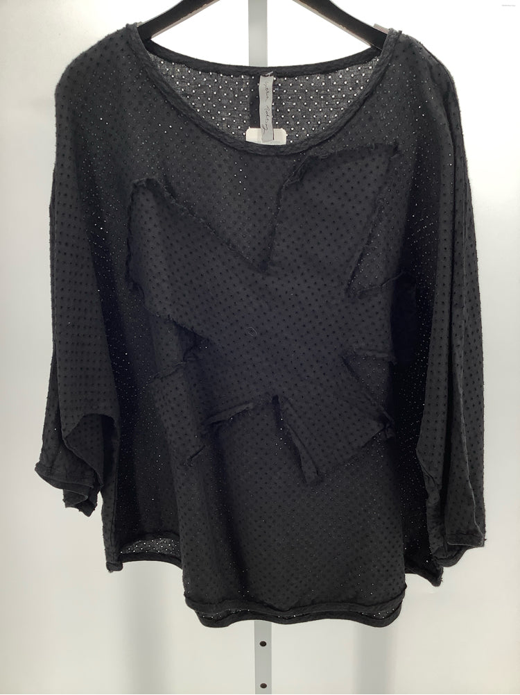 Cynthia Ashby Size XL Black Sedge Shirt