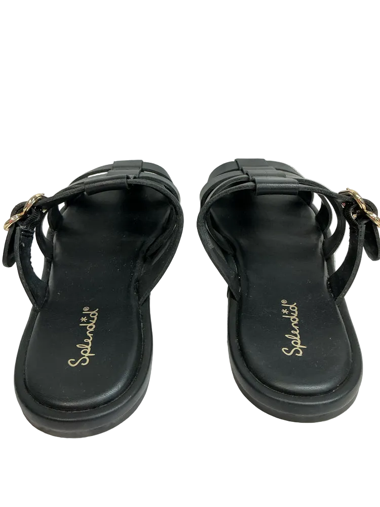 Splendid Shoe Size 9 Black Fatima Sandals