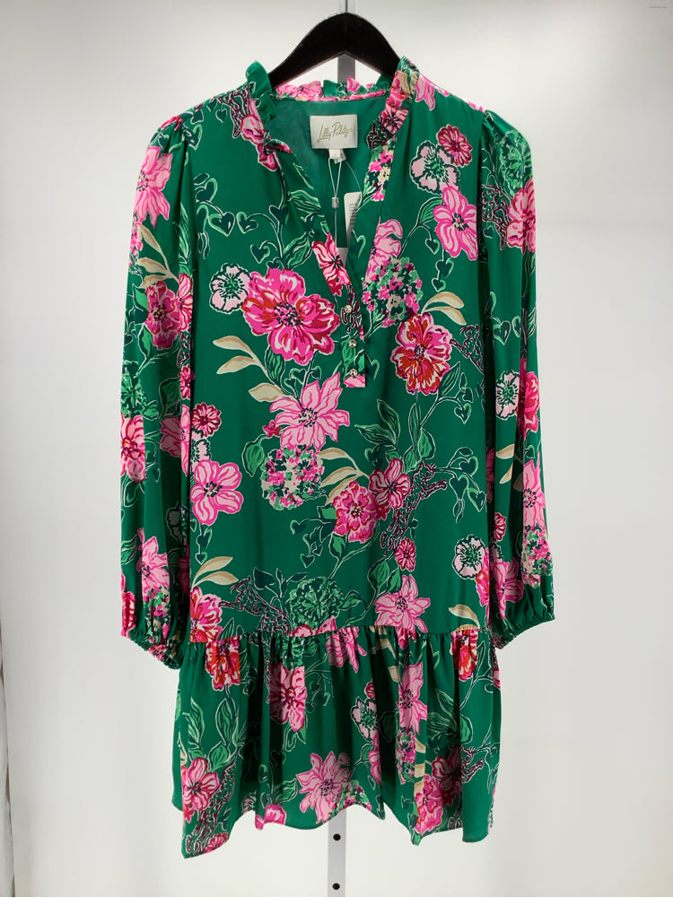 Lilly Pulitzer Size 6 Green multi Evaline Dress