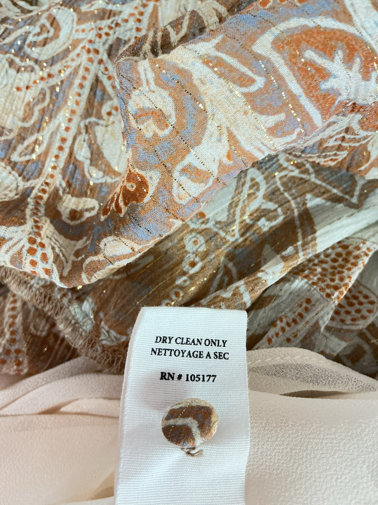 Ulla johnson Size 12 Brown Multi Maja Dress Ulla johnson Size 12 Brown Multi Maja Dress