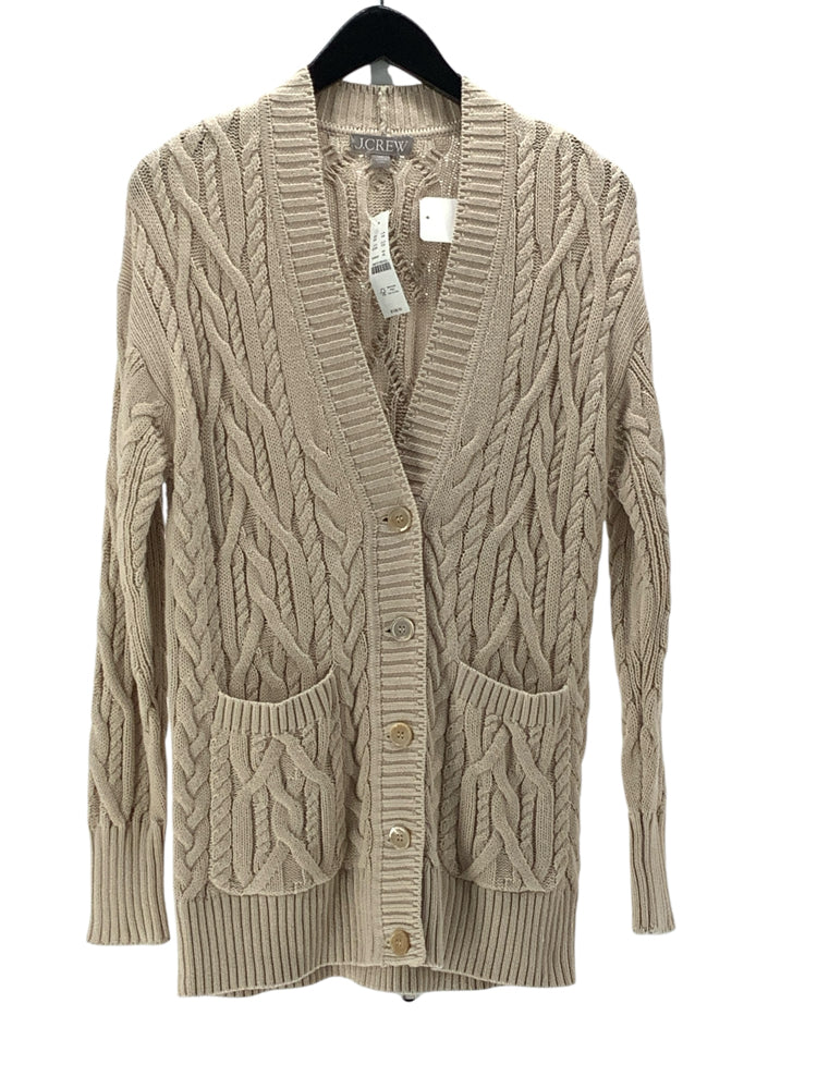 Jcrew Size XS Tan Cardigan