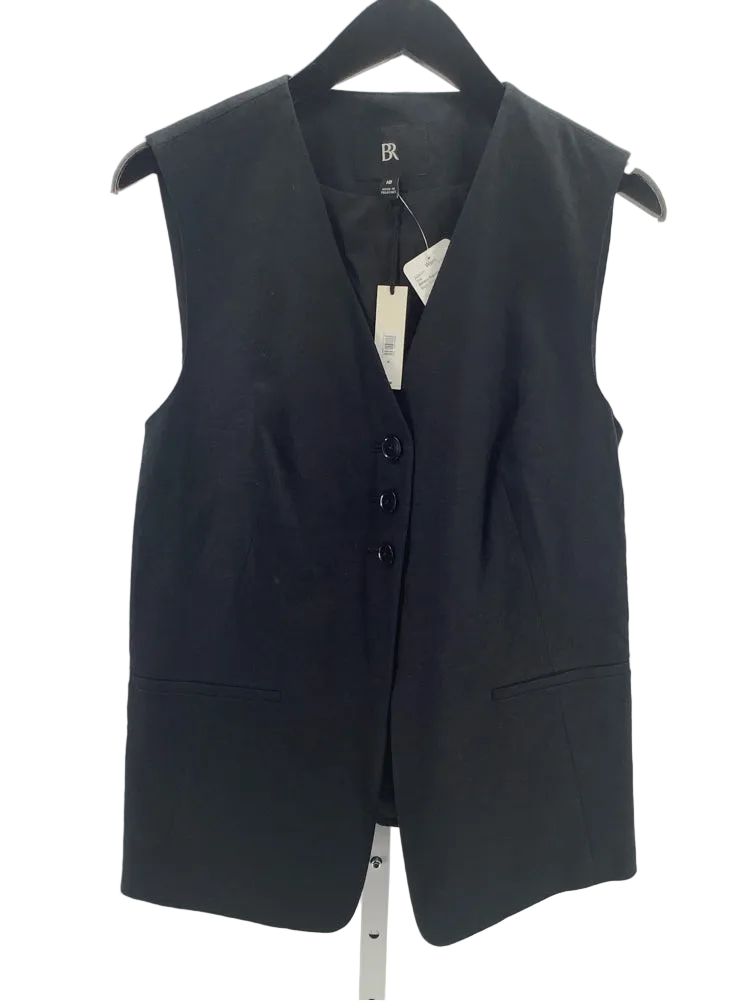 Banana Republic Size 10 Black Vest