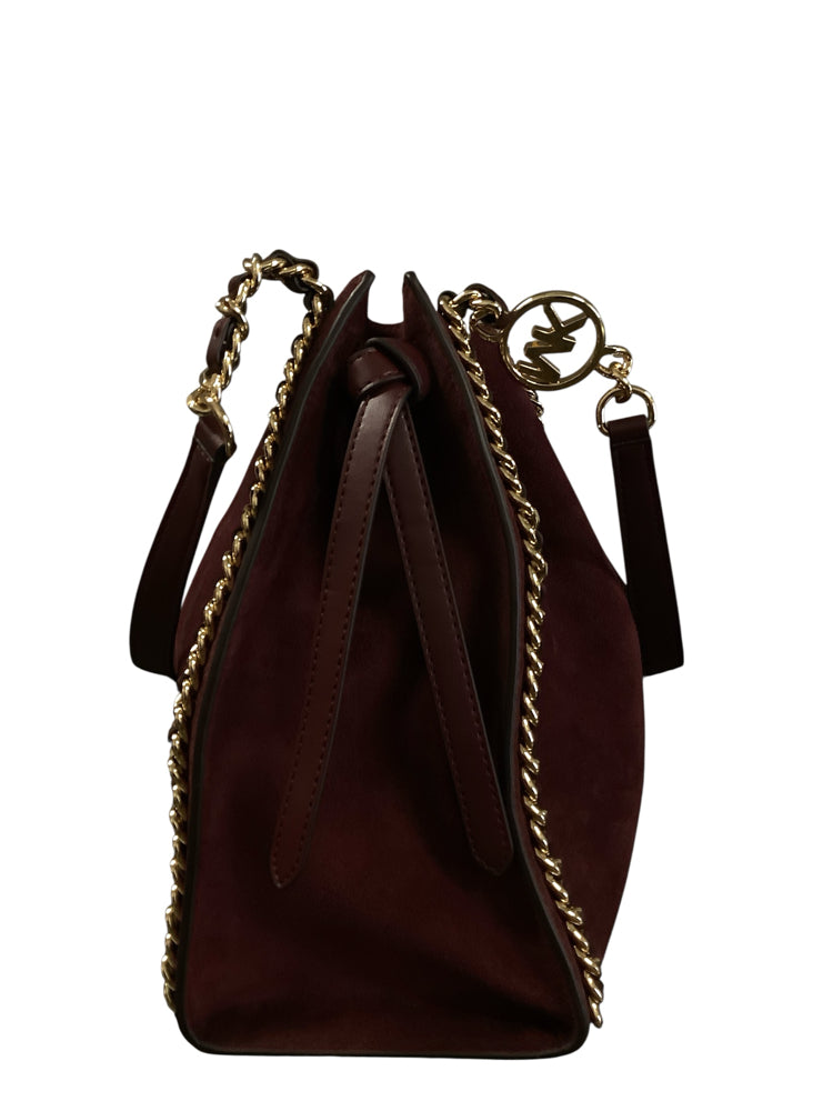 Michael Kors Burgundy Mina Handbags