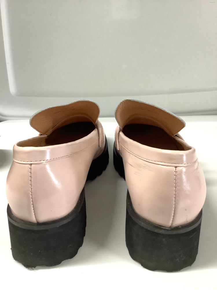 All Black Shoe Size 9.5 Pink Lady Bling Loafers