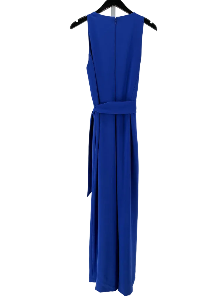 Tahari Size 10 Blue Jumpsuit