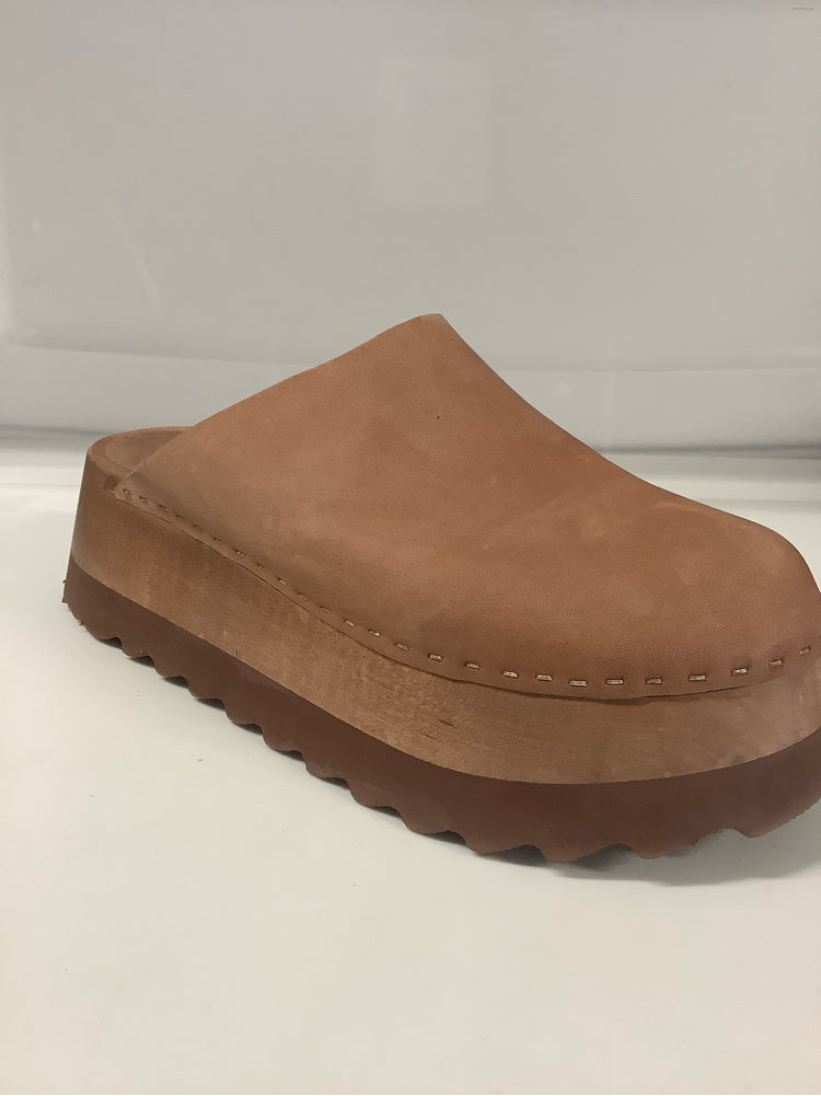 BRYR Shoe Size 9 Brown Chonk Clogs