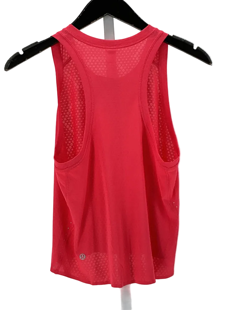 lululemon Size 4 Orange Tank Top