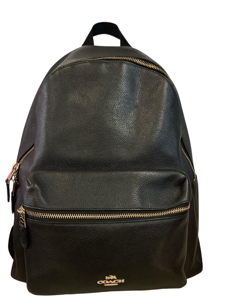 Coach Black Backpack