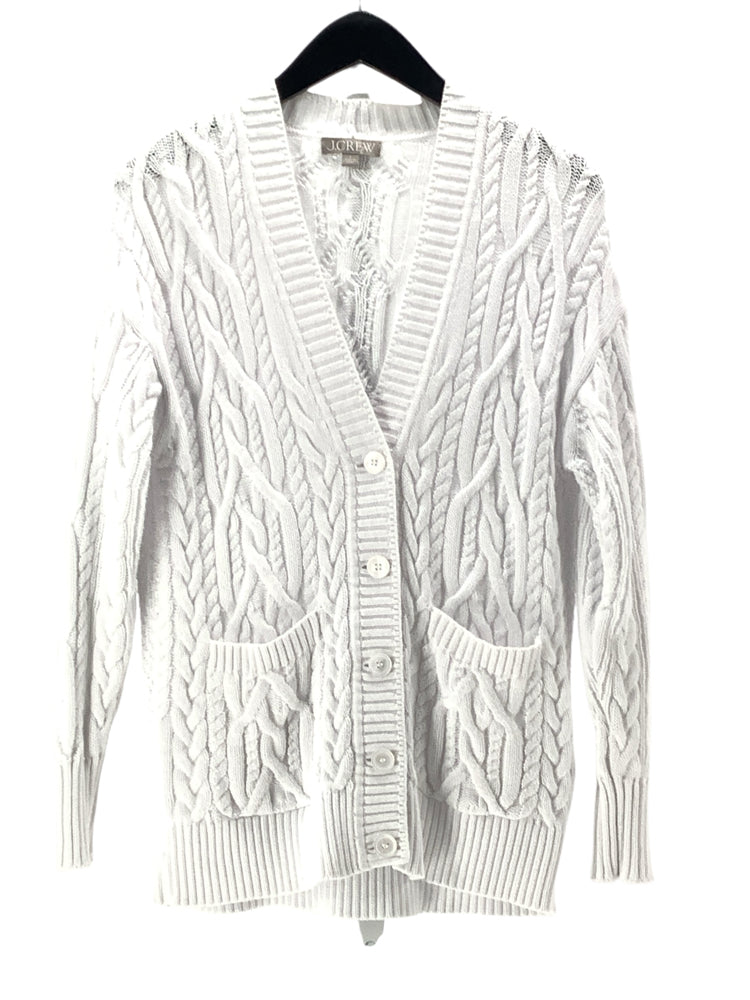 Jcrew Size S White Cardigan