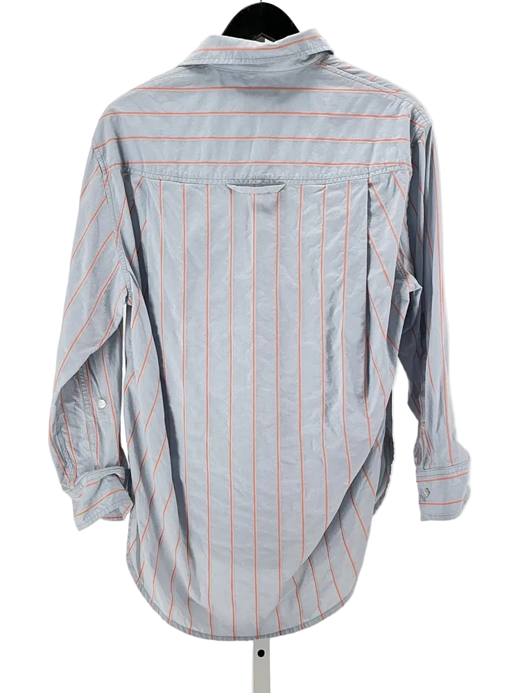 Citizens of Humanity Size XS Blue & Orange Shirt