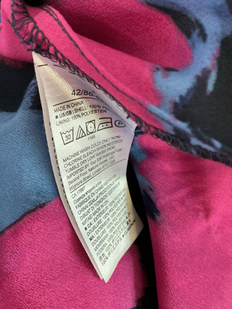 Banana Republic Size 4 Pink & Blue Dress