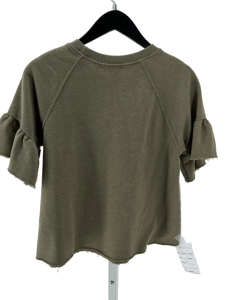 Michael Stars Size XS Green Sweatshirt