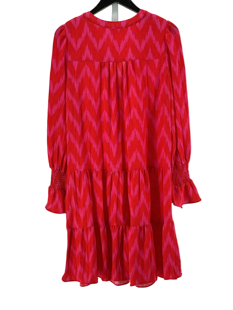 Pomander Place Size L Red & Pink Dress