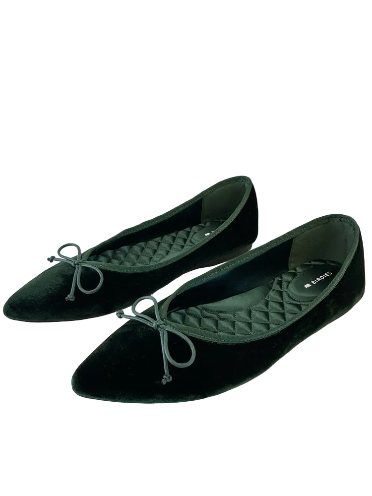 Birdies Shoe Size 9.5 Green Goldfinch Flats