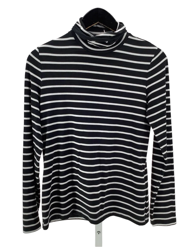 Banana Republic Size M Black & White Shirt
