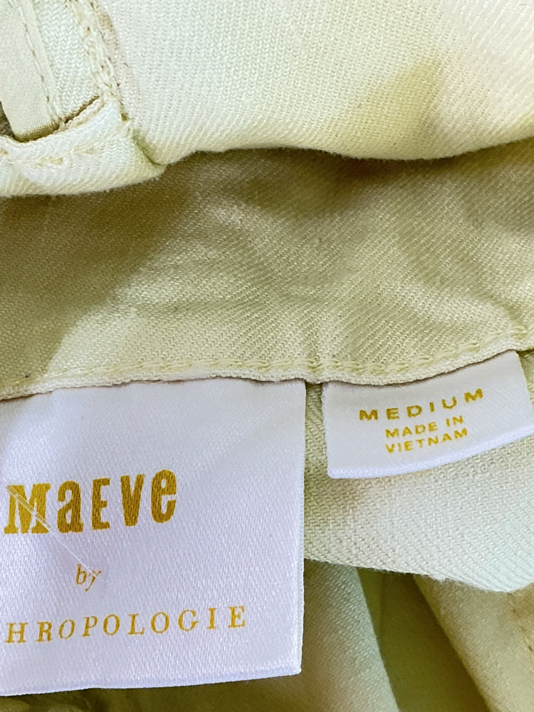 Maeve Size M Yellow Skirt