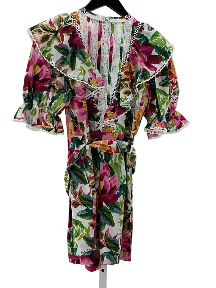 Farm Rio Size S Pink multi Romper