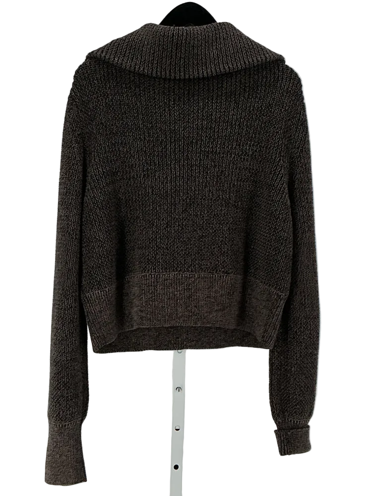 Varley Size M Black & Tan Sweater