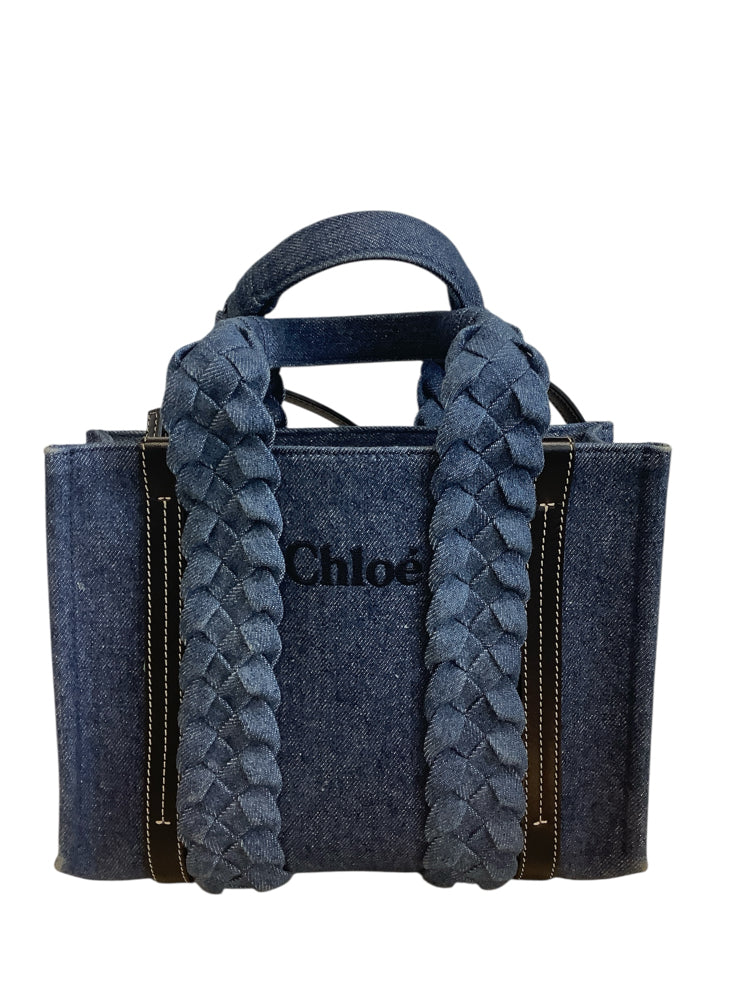 Chloe Denim Woody Handbags