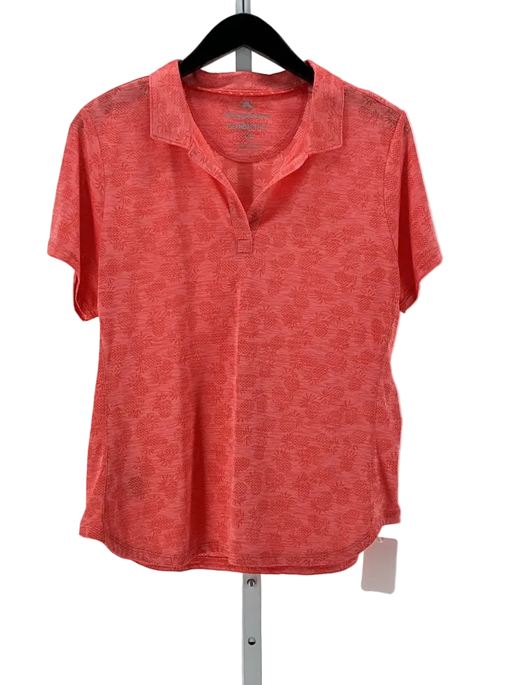 Tommy Bahama Size L Orange Shirt