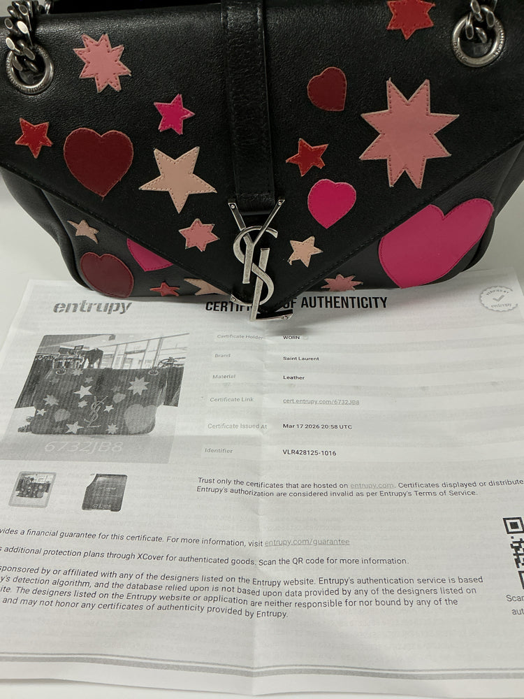 YSL Black multi Handbags