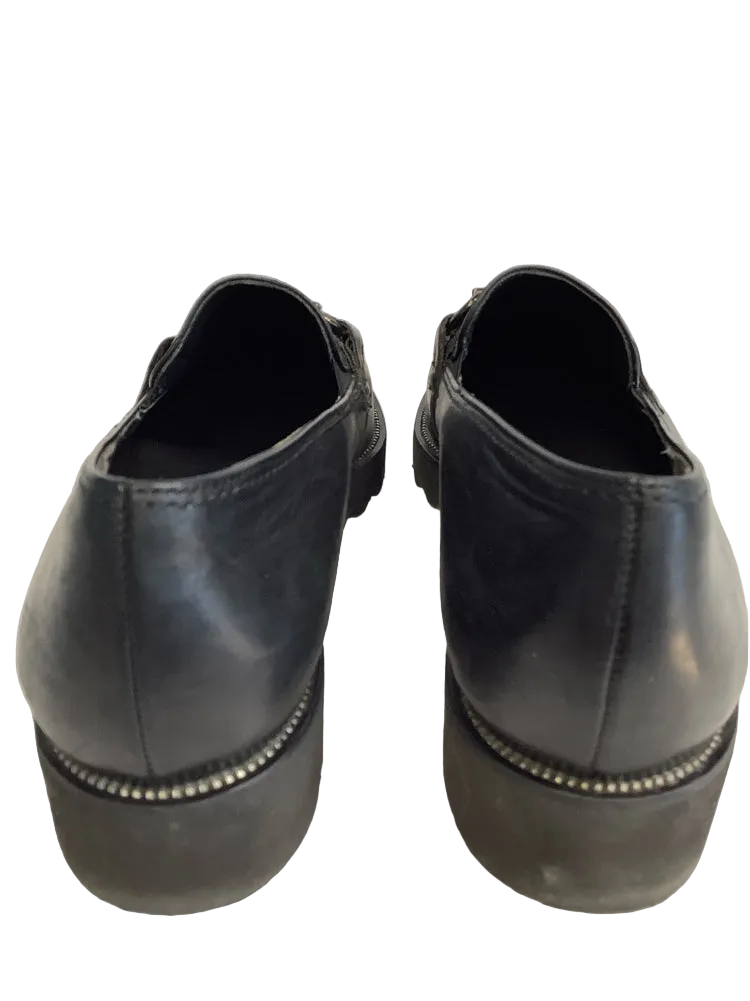 Paul Green Shoe Size 8 Black Loafers