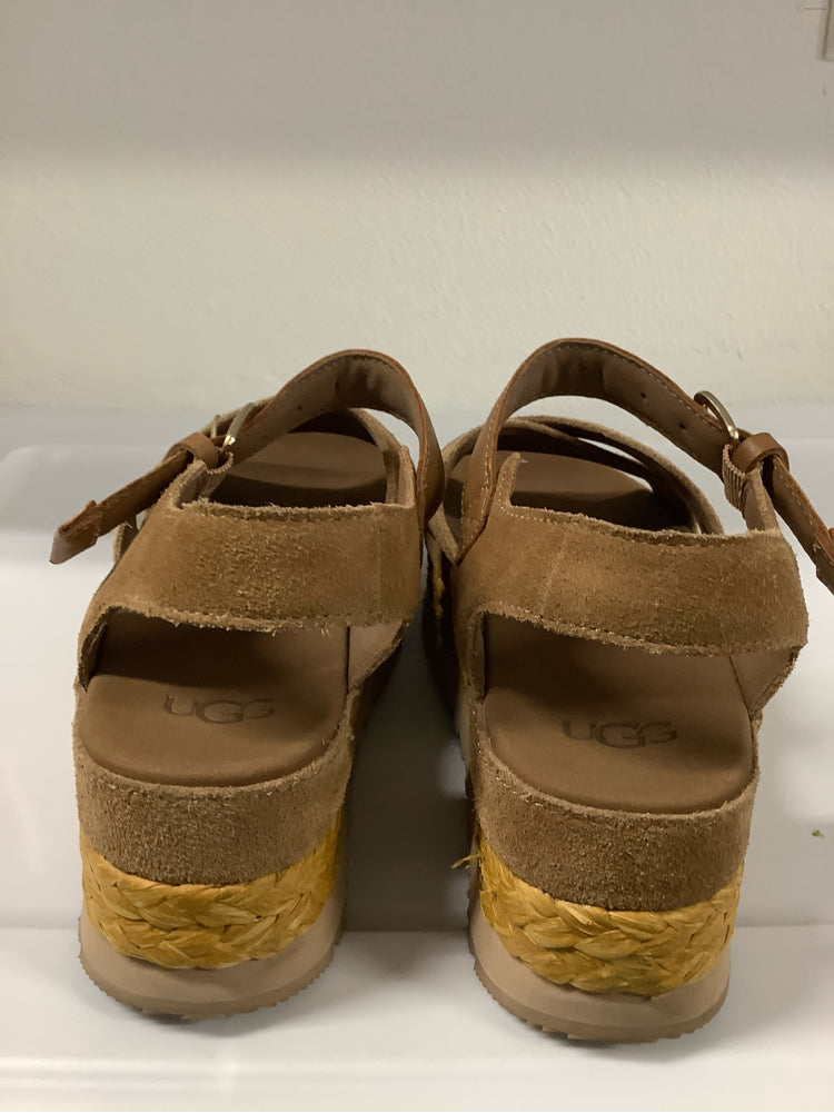 Ugg Shoe Size 8 Brown Aubrey Sandals
