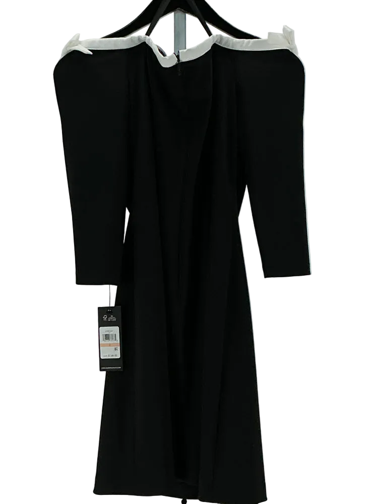 Karl Lagerfeld Size 2 Black & White Dress