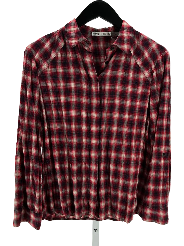Alice & Olivia Size XS Red multi Shirt