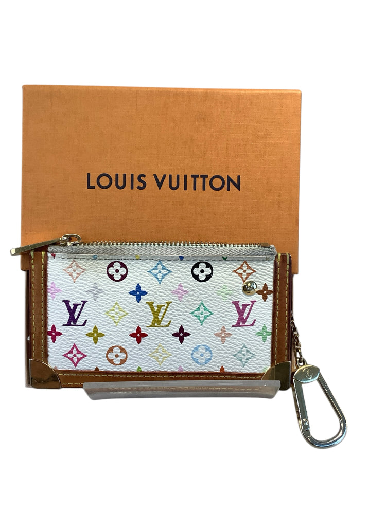 Louis Vuitton White multi Pouch