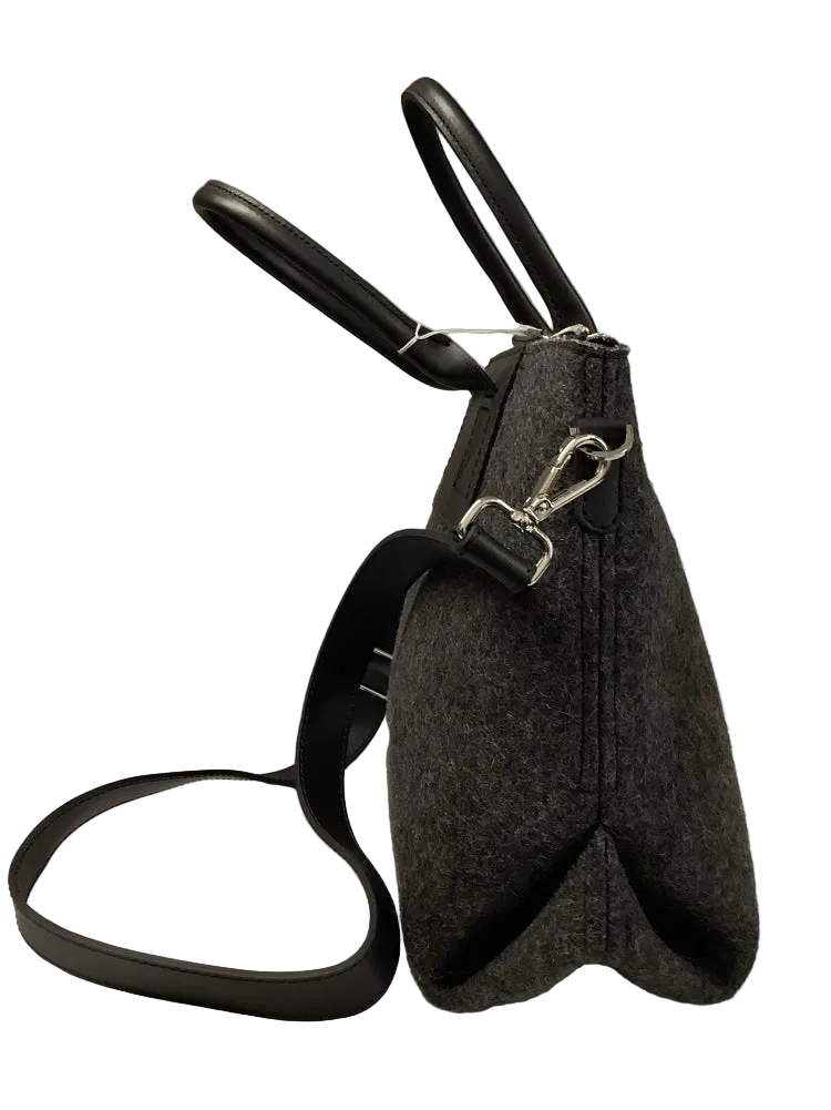 graf lantz Gray & Black Bedford Handbags