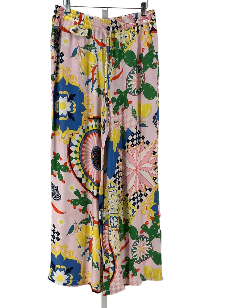 Maeve Size M Pink multi Pants